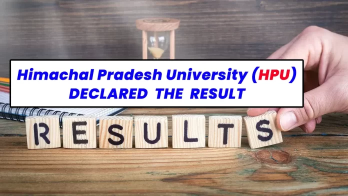 Himachal Pradesh University declared the result of BCom final year